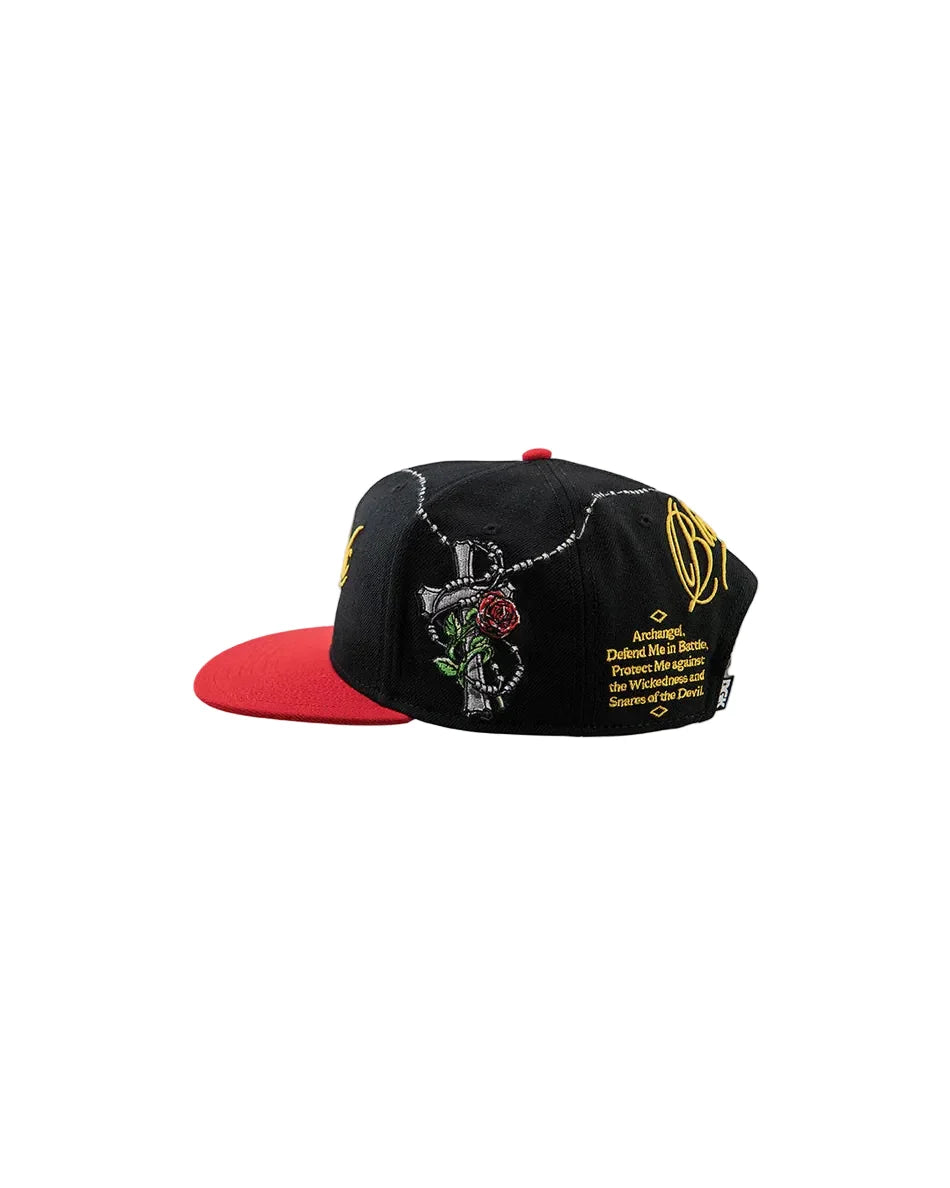 DGK 'Archangel' Snapback Cap - Black/Red