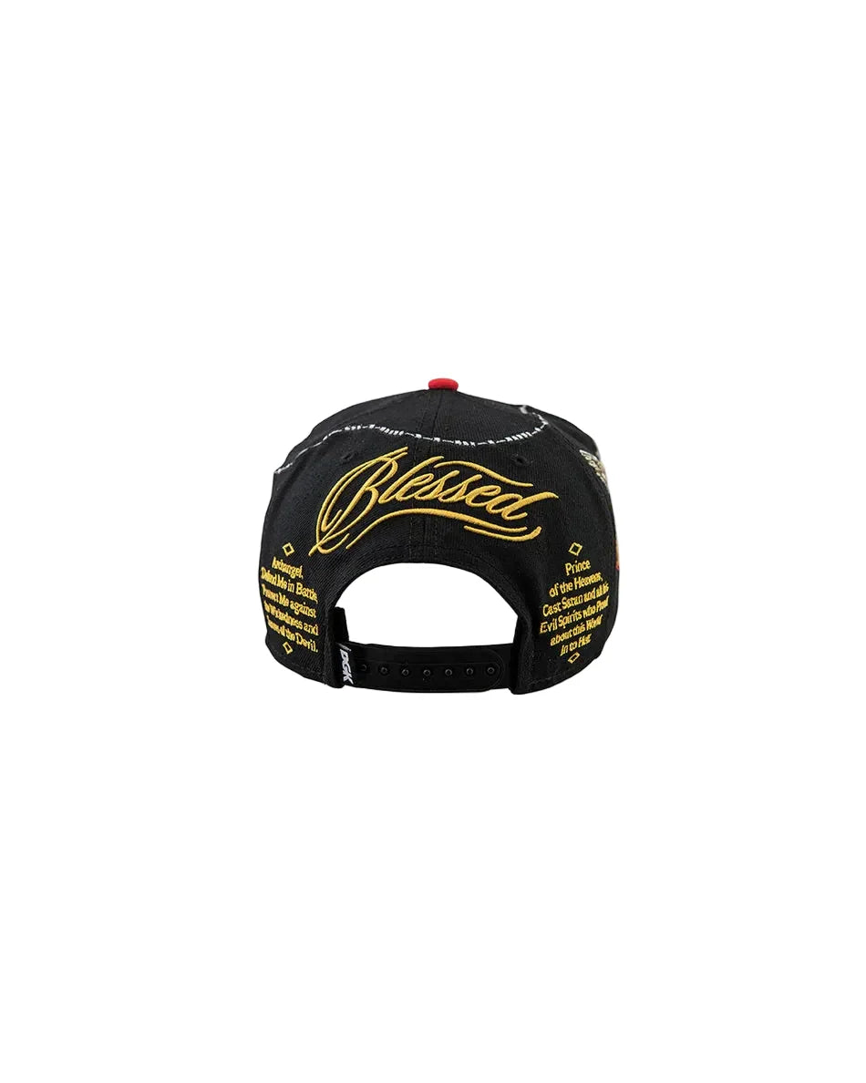 DGK 'Archangel' Snapback Cap - Black/Red