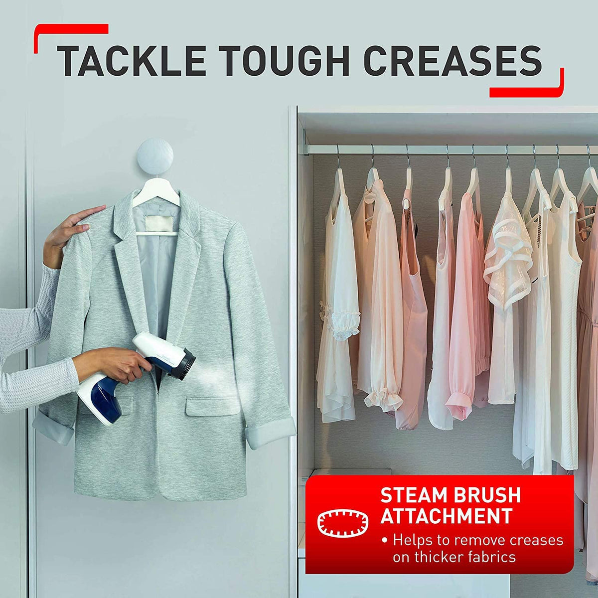 T-FAL Versatile Handheld Garment Steamer - Blemished package with full warranty - DT7050
