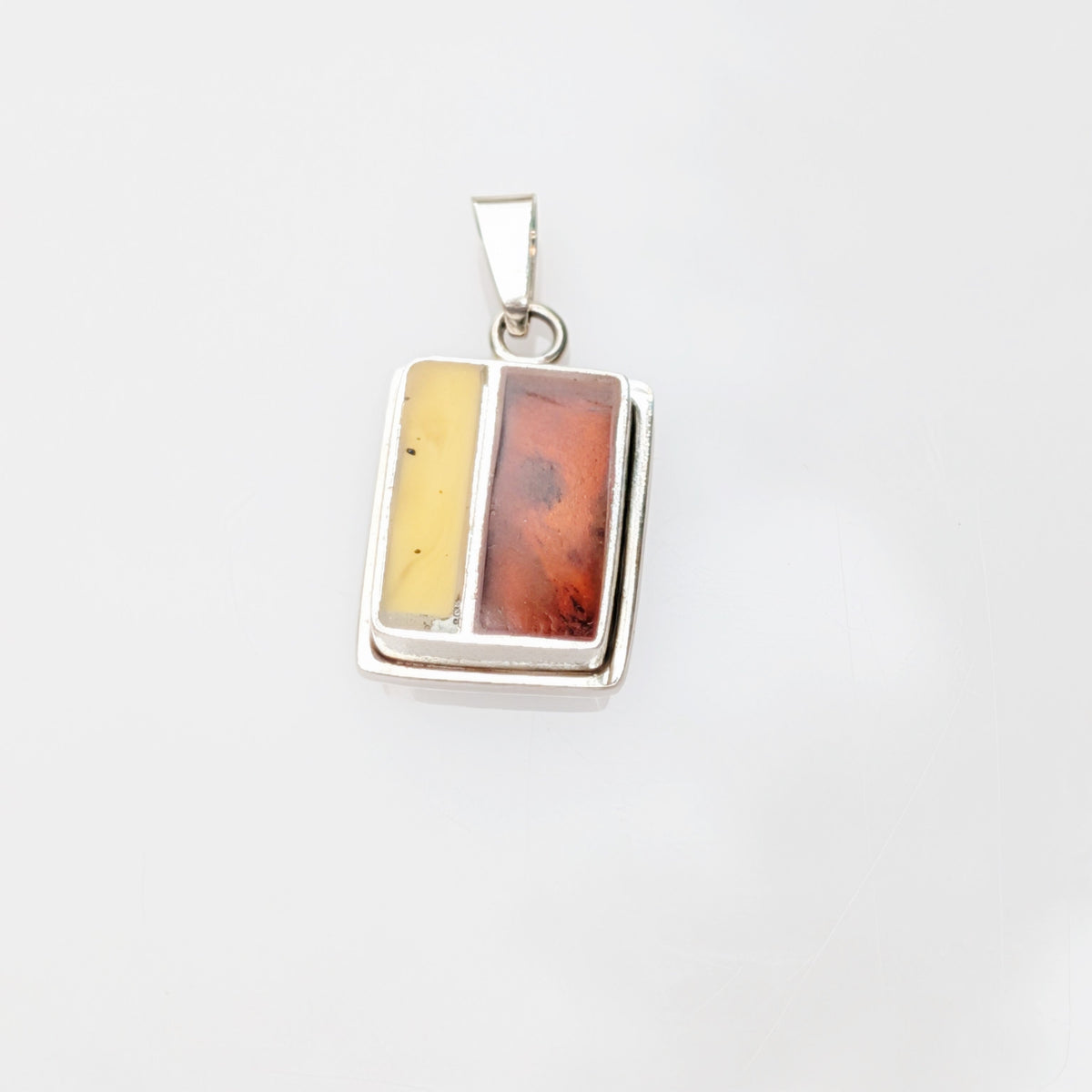 Daybreak Pendant — Baltic Amber & Sterling Silver