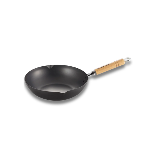 YOSHIKAWA COOK-PAL REN POÊLE À FRIRE PROFONDE 20CM – ACIER AU CARBONE, JAPON
