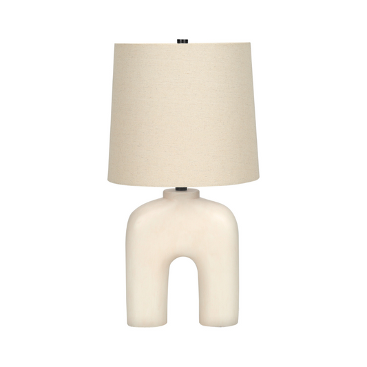 Lampe de table Monarch - Luminaire - Crème résine / Beige (I 9728)