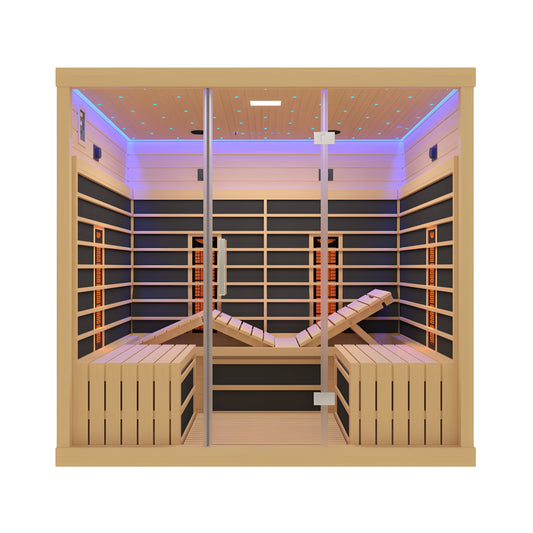 Westinghouse Infrared Sauna for 5-6 Person with Chromotherapy - Indoor Use Only (WES43-6000)