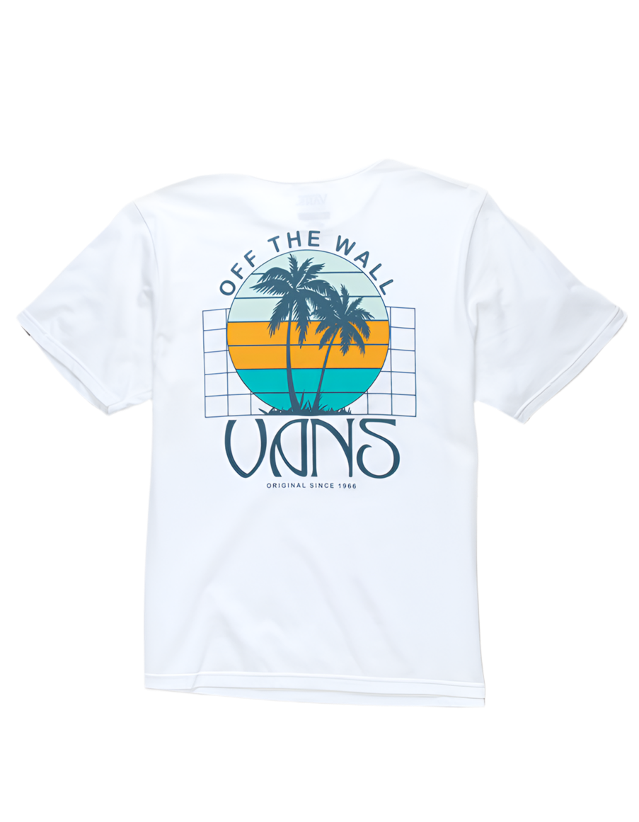 Vans 'Great Palm' Tee - White (KIDS)