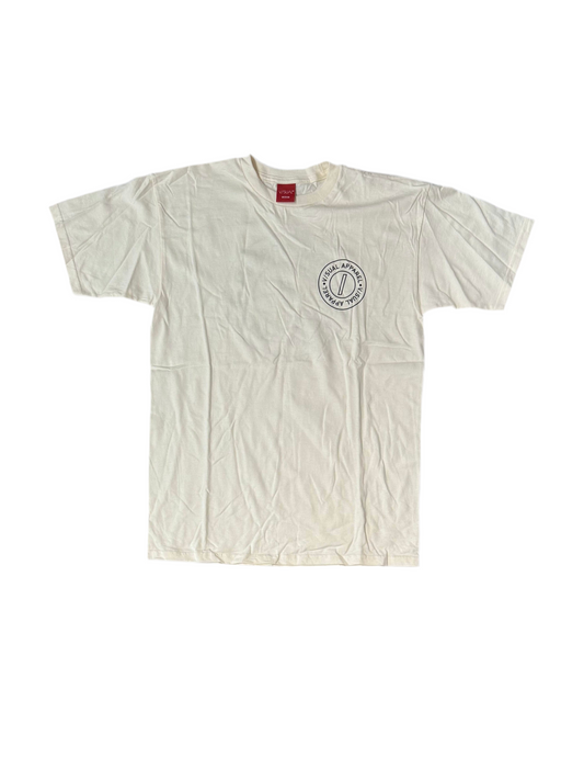 V/SUAL 'Apparel Wheel Logo' Tee - Cream