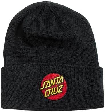 Santa Cruz 'Mens Classic Dot' Beanie - Black