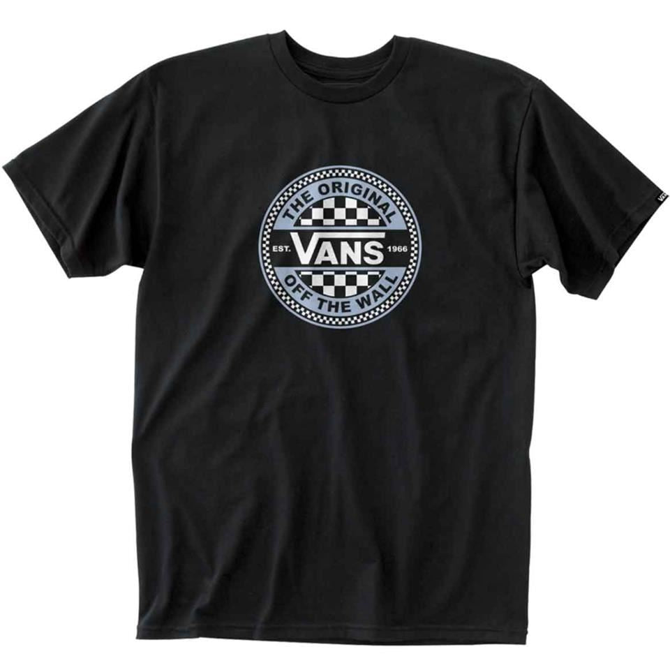 Vans 'Circle Checkerboard' Tee - Black