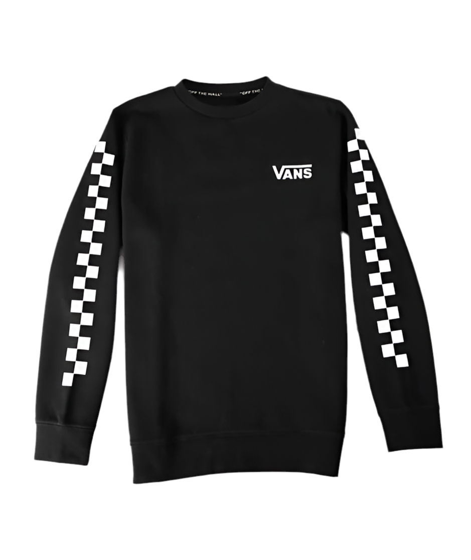 Vans 'Exposition Check' Sweatshirt - Black (KIDS)