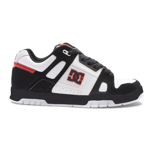 DC Shoes 'Stag' Shoes - White/Black/Red