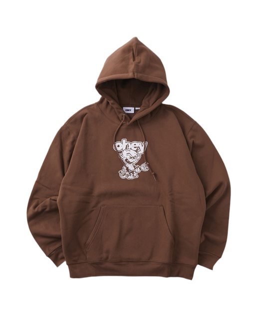 Obey 'Demon' Hoodie - Brown