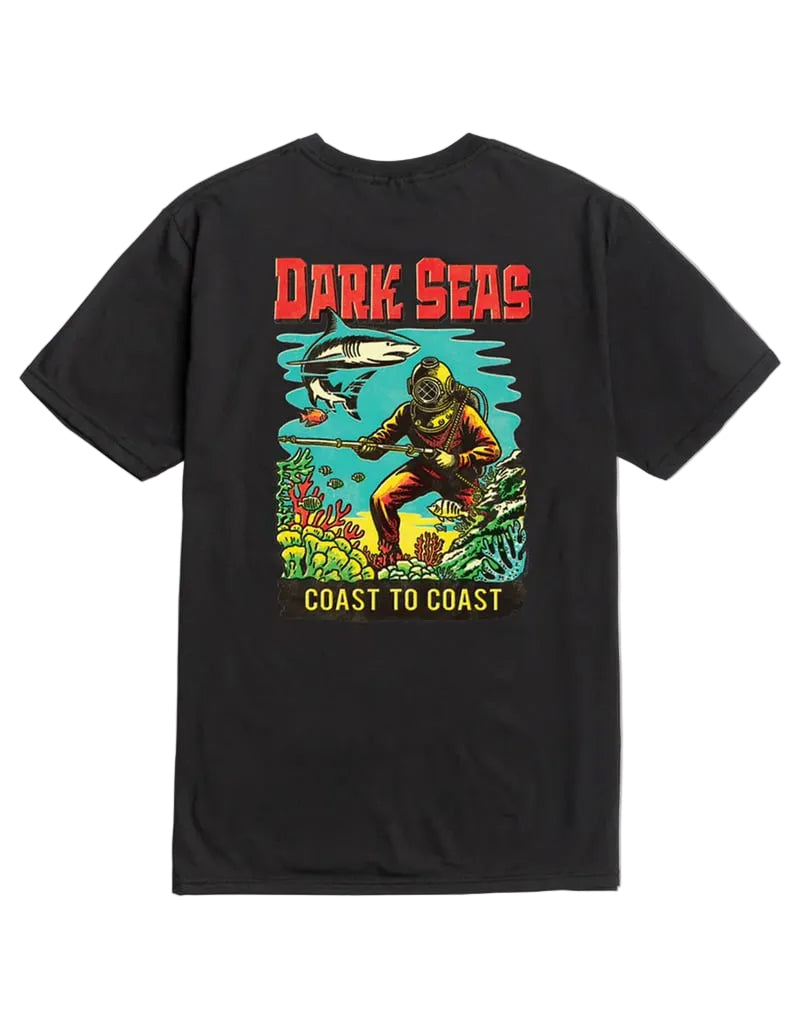 Dark Seas 'Water Decal' Tee - Black