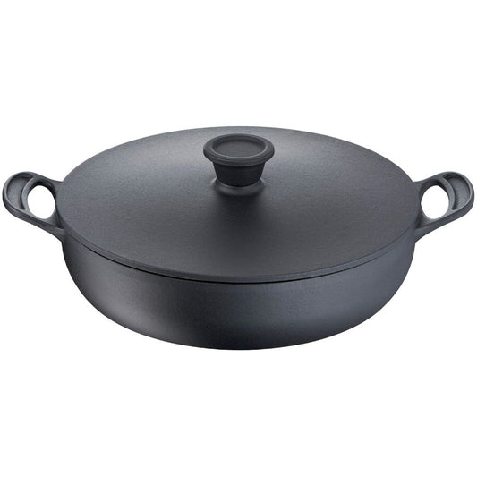 T-Fal Jamie Oliver Premium Enameled Cast Iron Casserole 30cm with cast Iron lid - E2139955