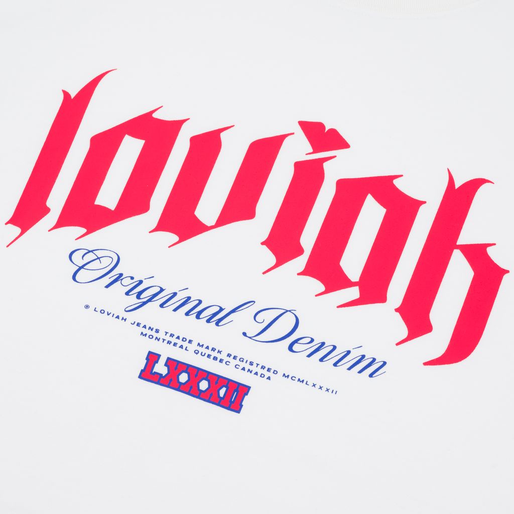 Loviah 'Original Denim' Tee - White
