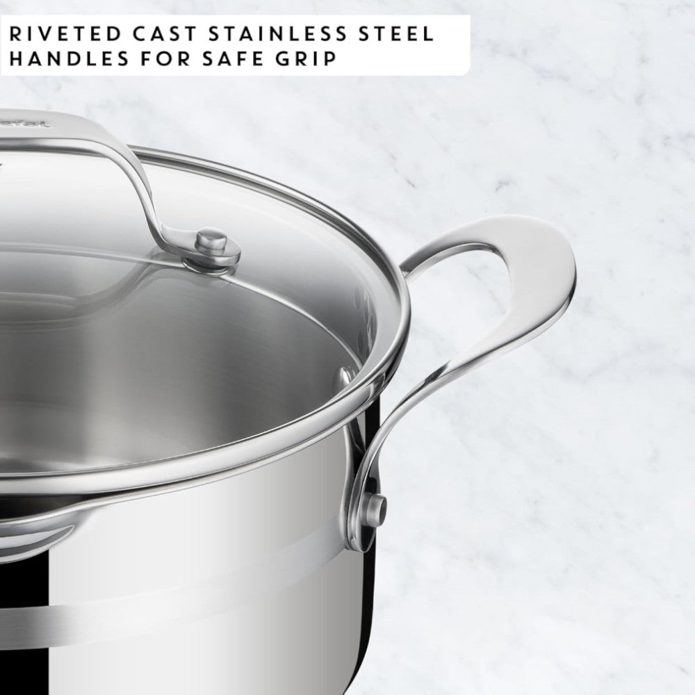 T-FAL E3114475 Jamie Oliver Stewpot 20 cm With Draining Lid - Kastor