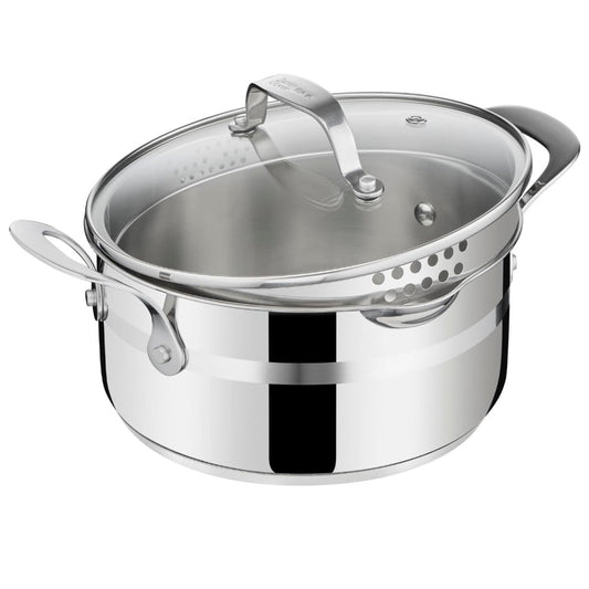 T-FAL E3114475 Jamie Oliver Stewpot 20 cm With Draining Lid - Kastor