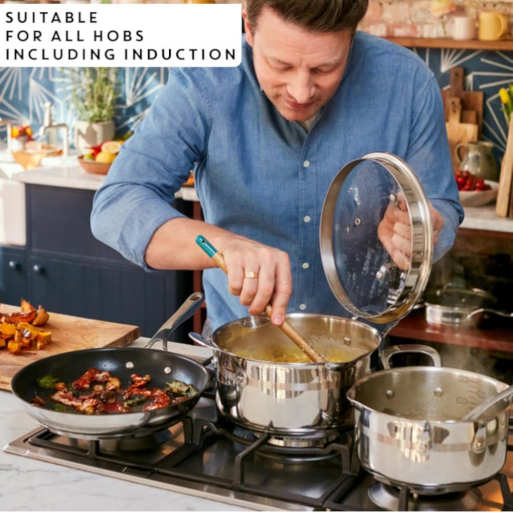 T-FAL E3114475 Jamie Oliver Stewpot 20 cm With Draining Lid - Kastor