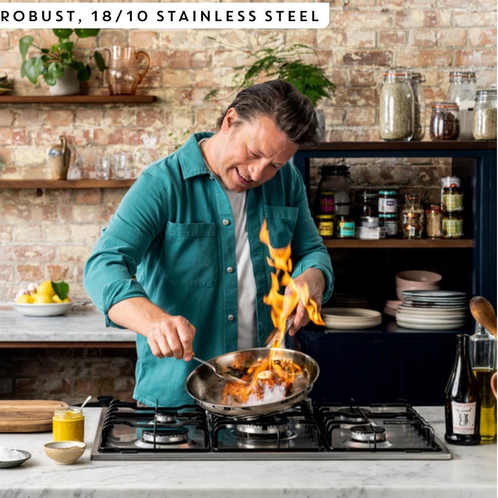 T-FAL E3114475 Jamie Oliver Stewpot 20 cm With Draining Lid - Kastor