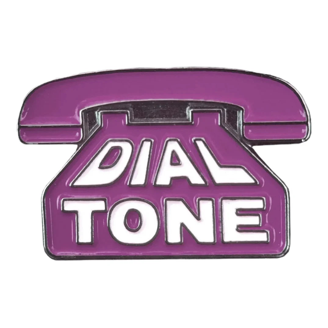 Dial Tone 'Dial' Pin - Lavender