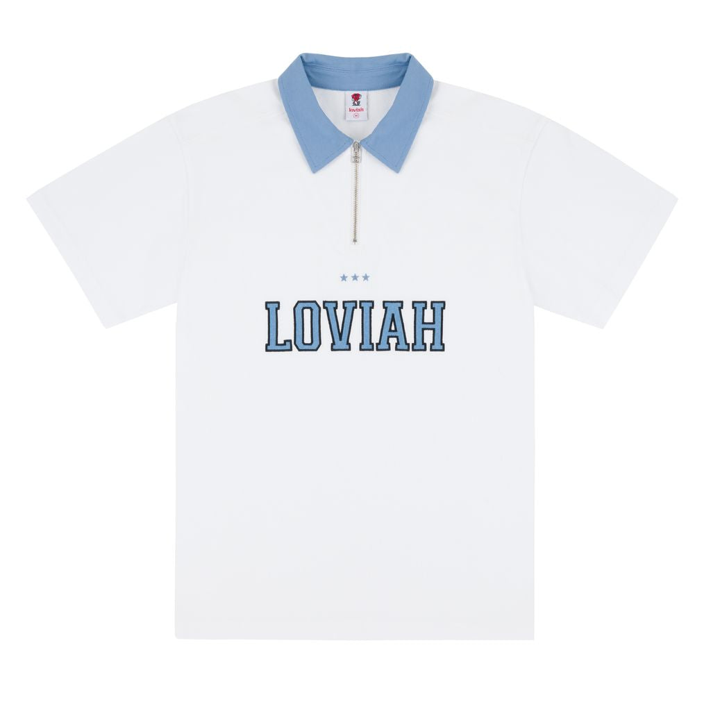 Loviah 'Jeans' Polo Shirt - White