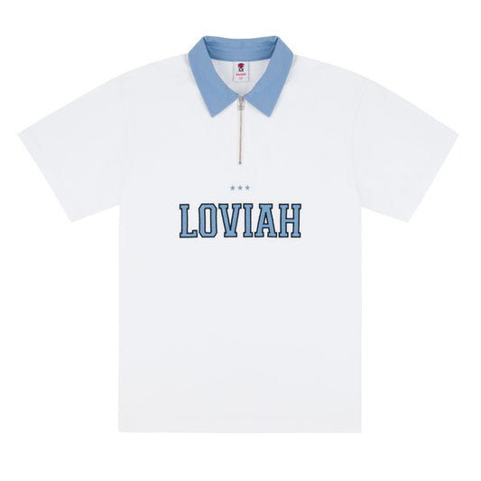 Loviah 'Jeans' Polo Shirt - White