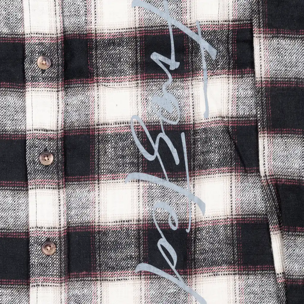 Frosted Skateboards 'Checks' Flannel L/S Shirt - Purple/Brown