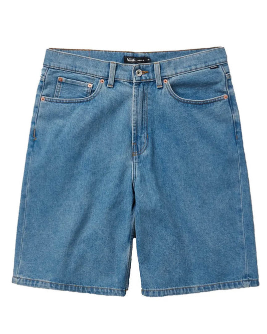 Vans 'Check 5 Baggy' Shorts - Stonewash Blue (Black Patch)  (Women's)