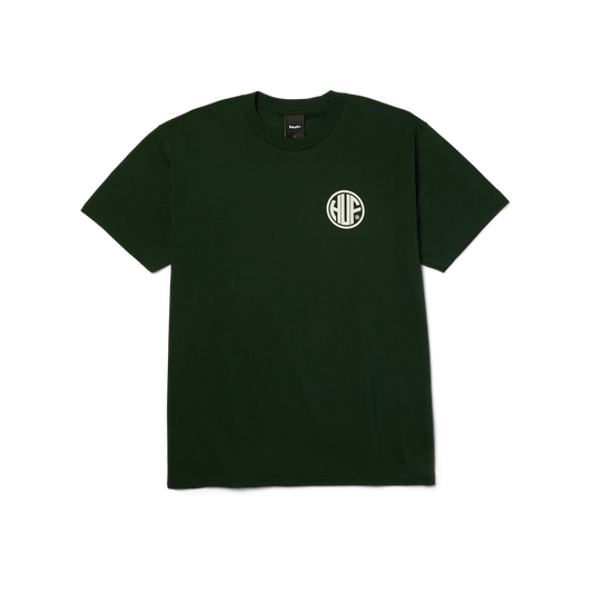 HUF 'Regional' Tee - Forest Green/White