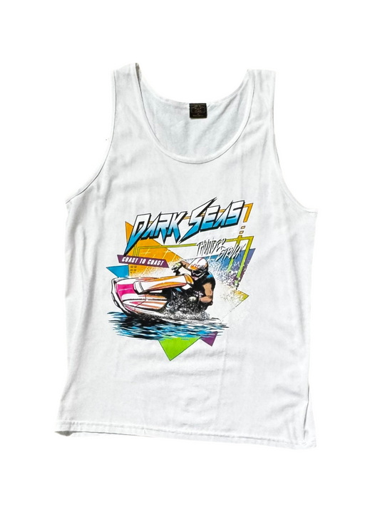 Dark Seas 'Wave Rave' Tank Top - White