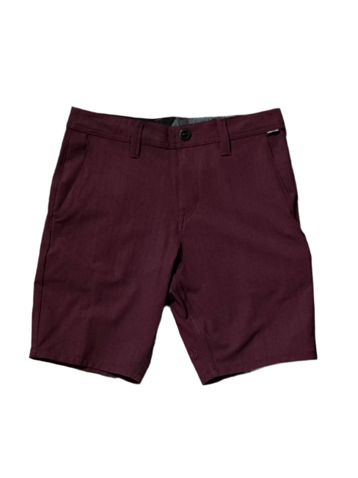 Volcom 'Frickin' SNT Slub 20 Swimshorts - Wine