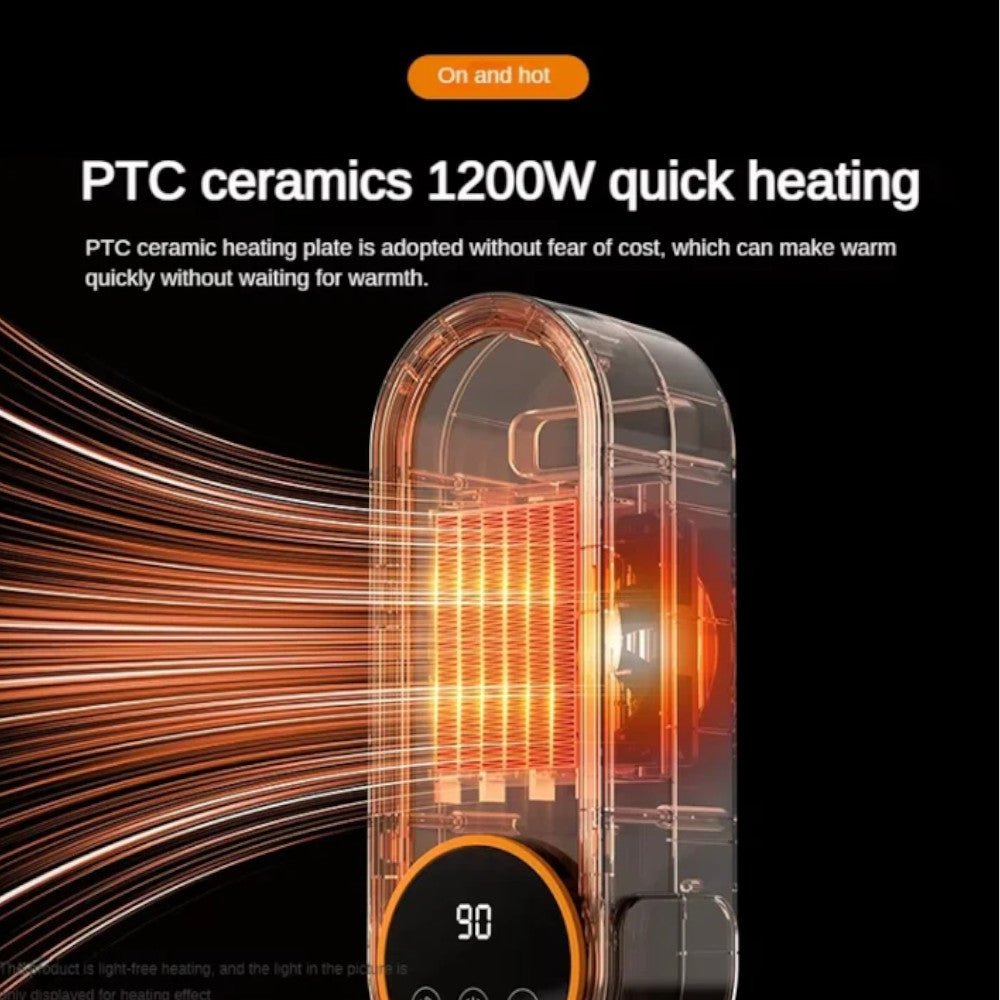 FAN HEATER E68S PTC Ceramic Heater With Remote Control - Kastor