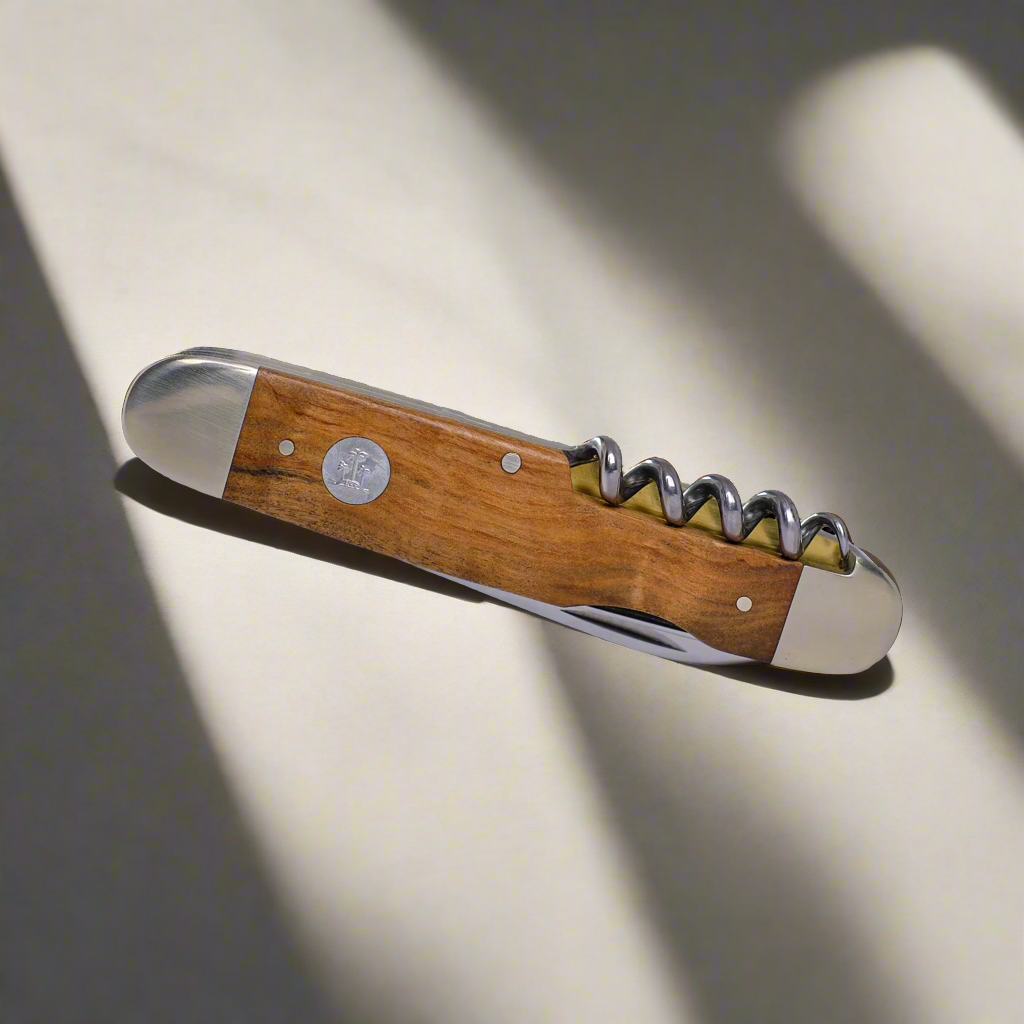 ALPHA OLIVE | Pocket Knife with pitch fork