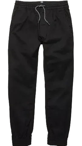 Volcom 'Frickin' Jogger Pants - Black (KIDS)