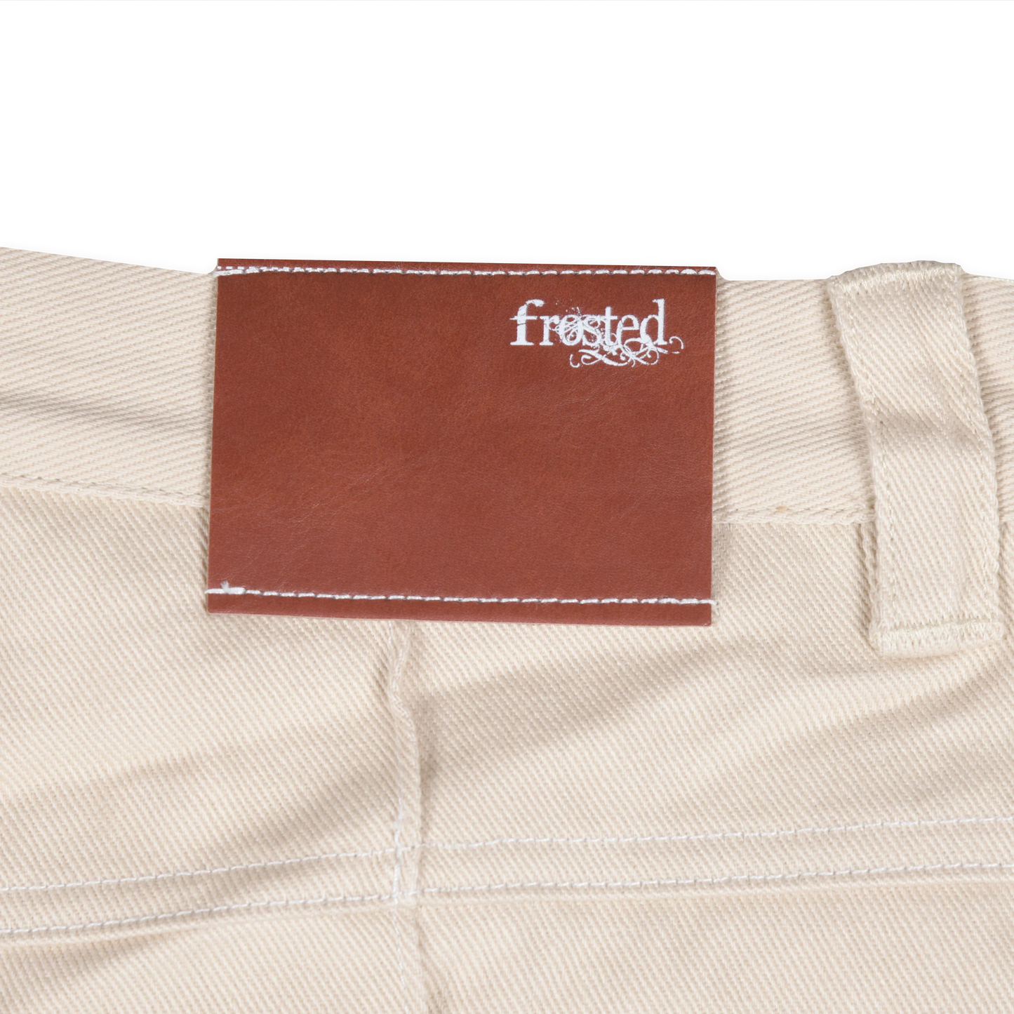 Frosted Skateboards Baggy Chino Pants - Beige