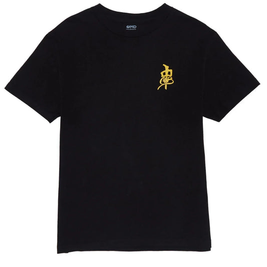 Red Dragon x Caballero 'Chest Logo' Tee - Black/Yellow