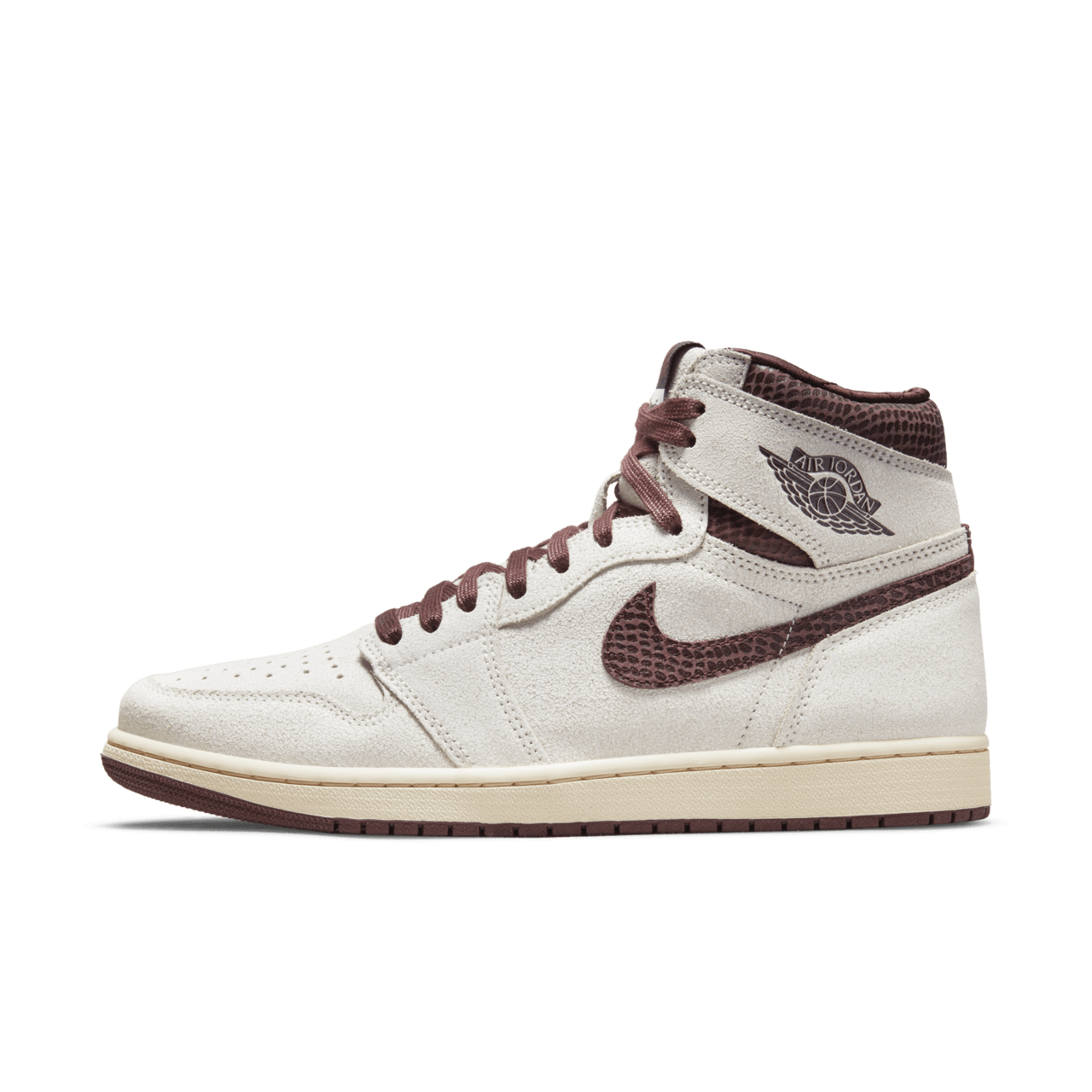 Nike x A Ma Maniére 'Air Jordan 1' Shoes - Sail/Burgundy