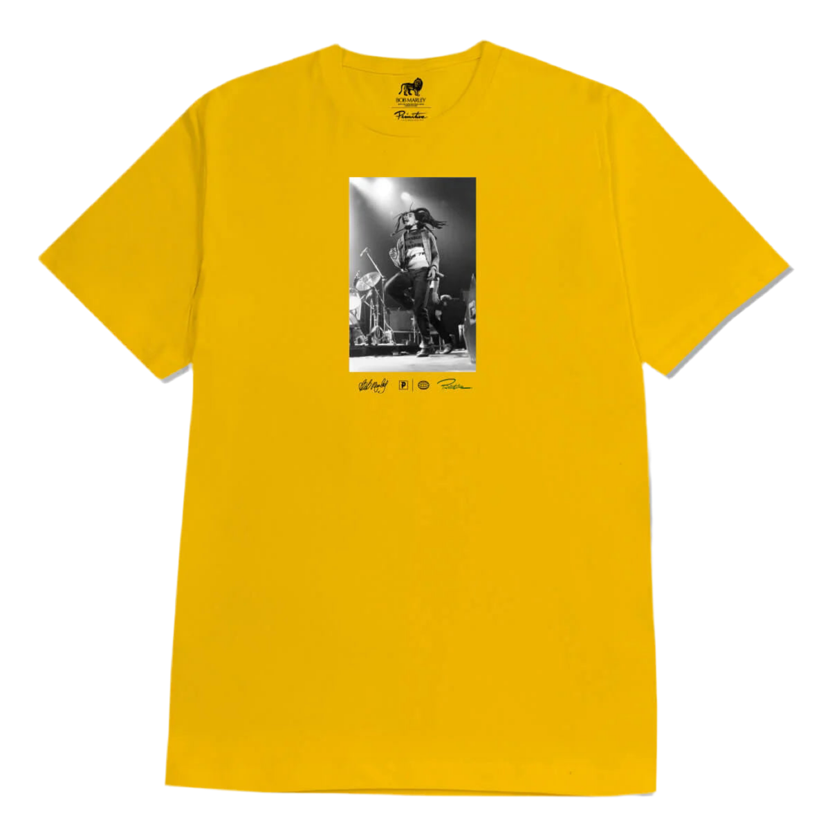 Primitive X Bob Marley 'Heartache' Tee - Gold