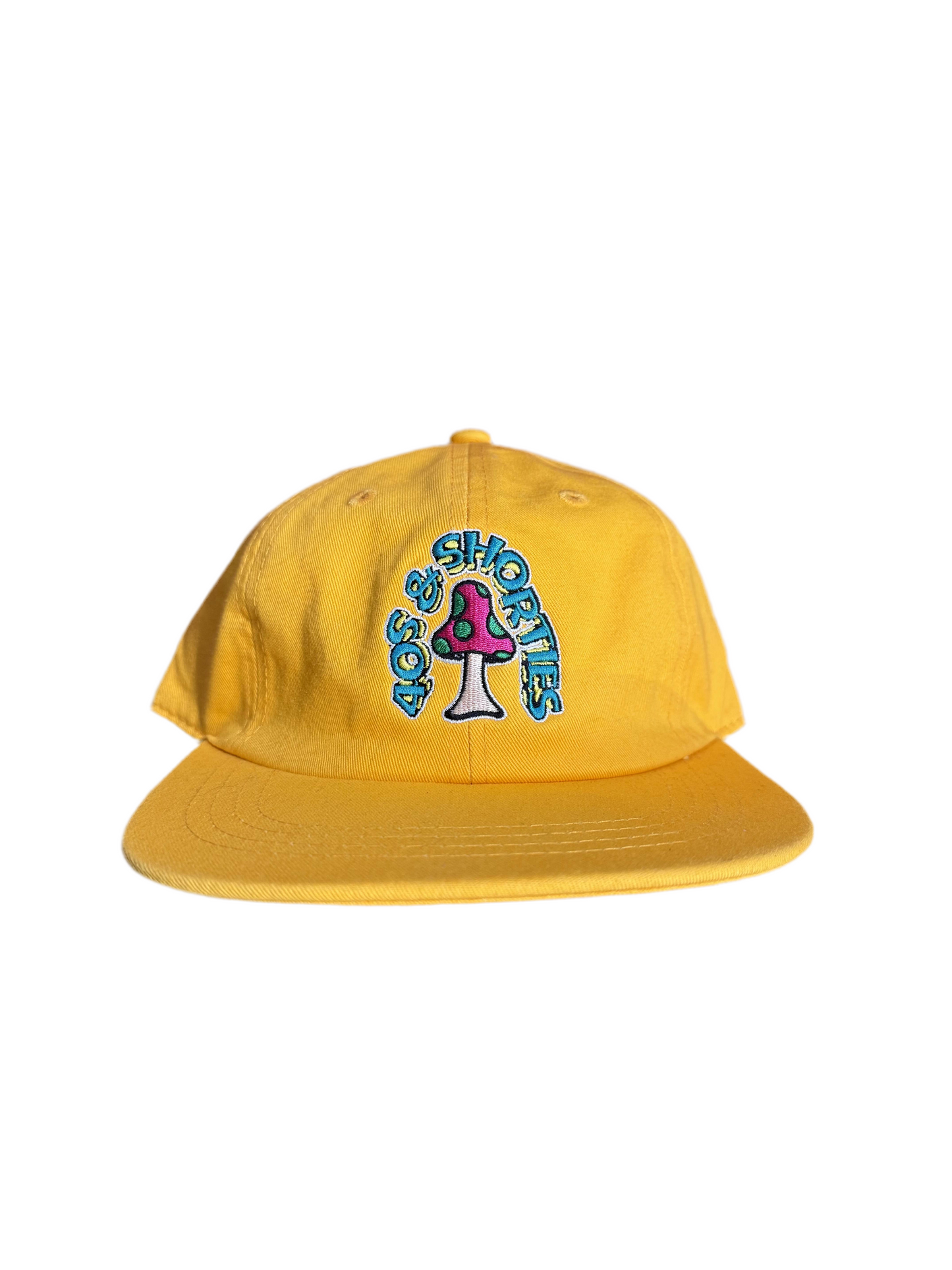 40’s & Shorties 'Mushroom Trip' Snapback Cap - Yellow