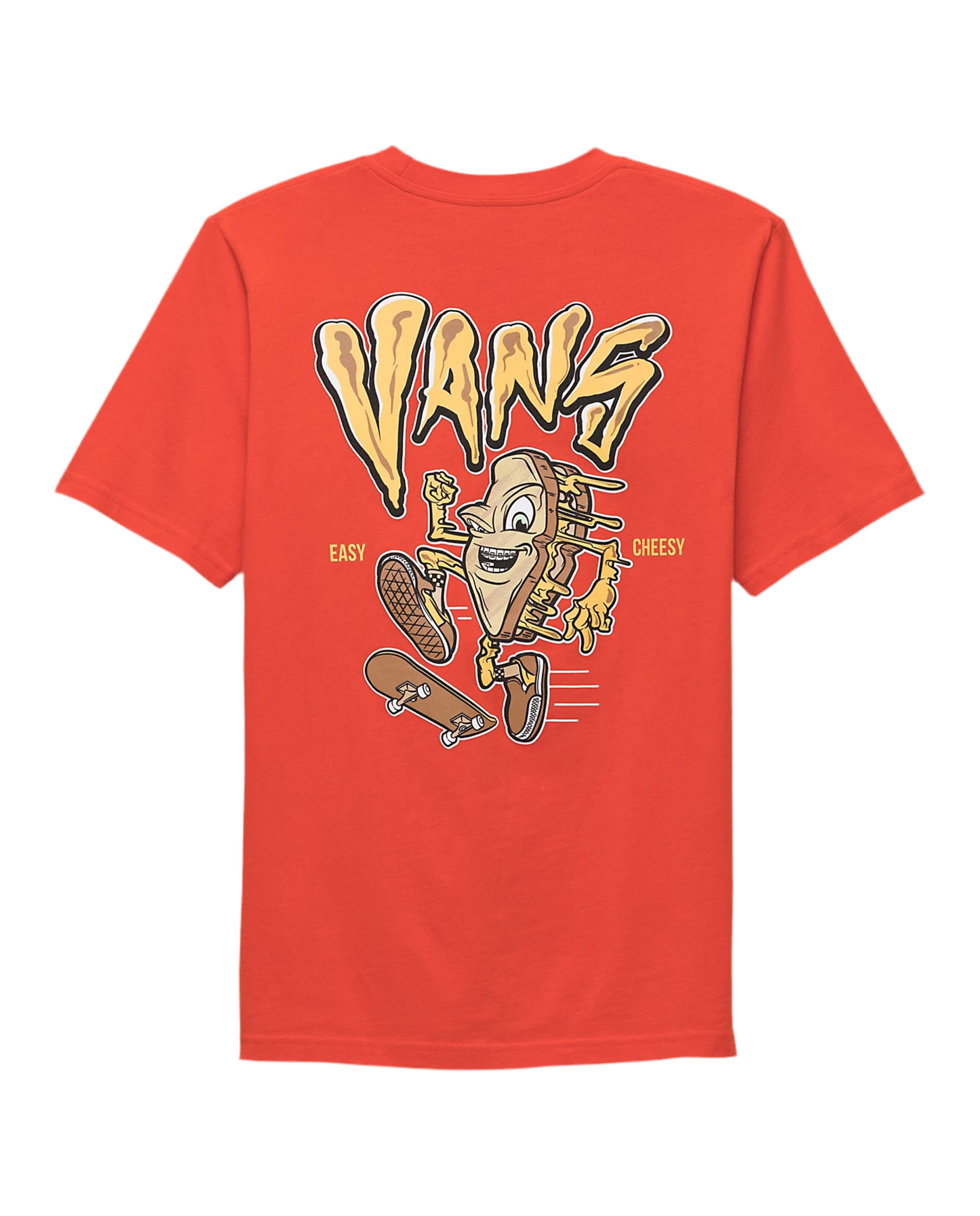 Vans 'Easy Cheesy' Tee - Orange (KIDS)