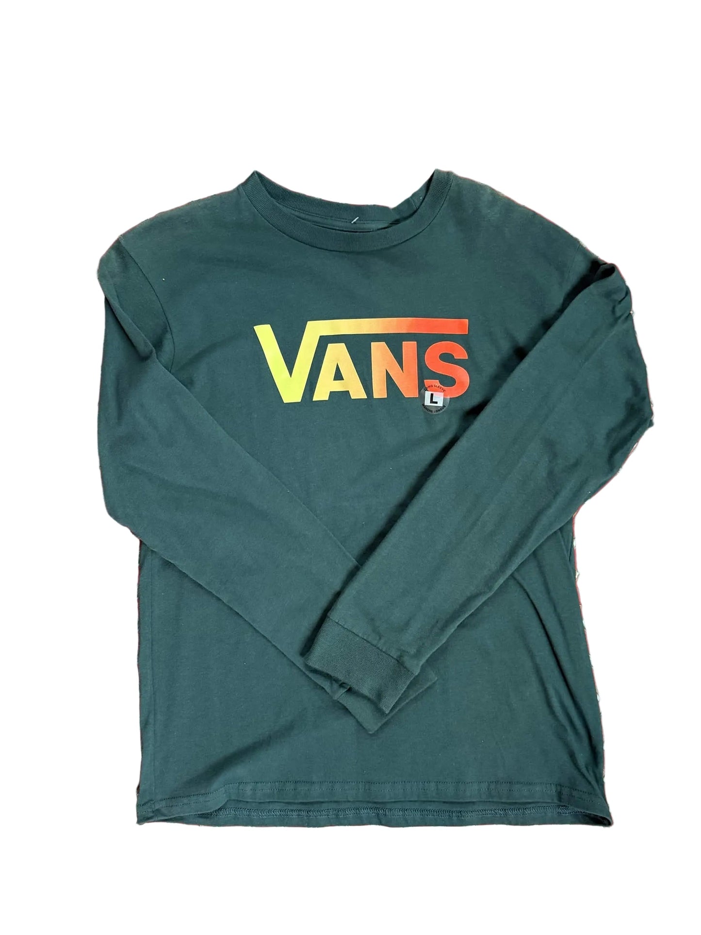 Vans 'Classic' L/S Shirt - Green (KIDS)