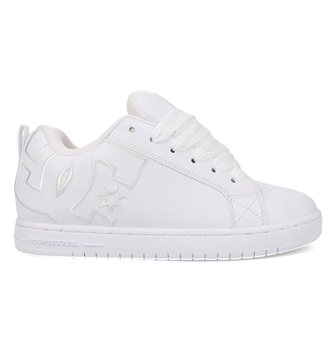 DC Shoes 'Court Graffik' Shoes - White/White