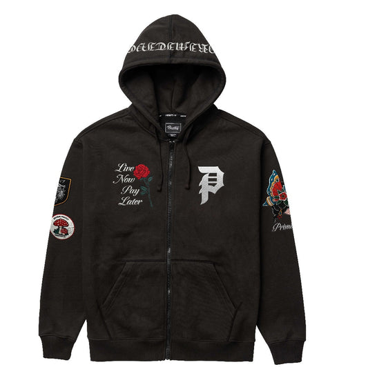 Primitive 'Temptations' Zip-Up Hoodie - Black