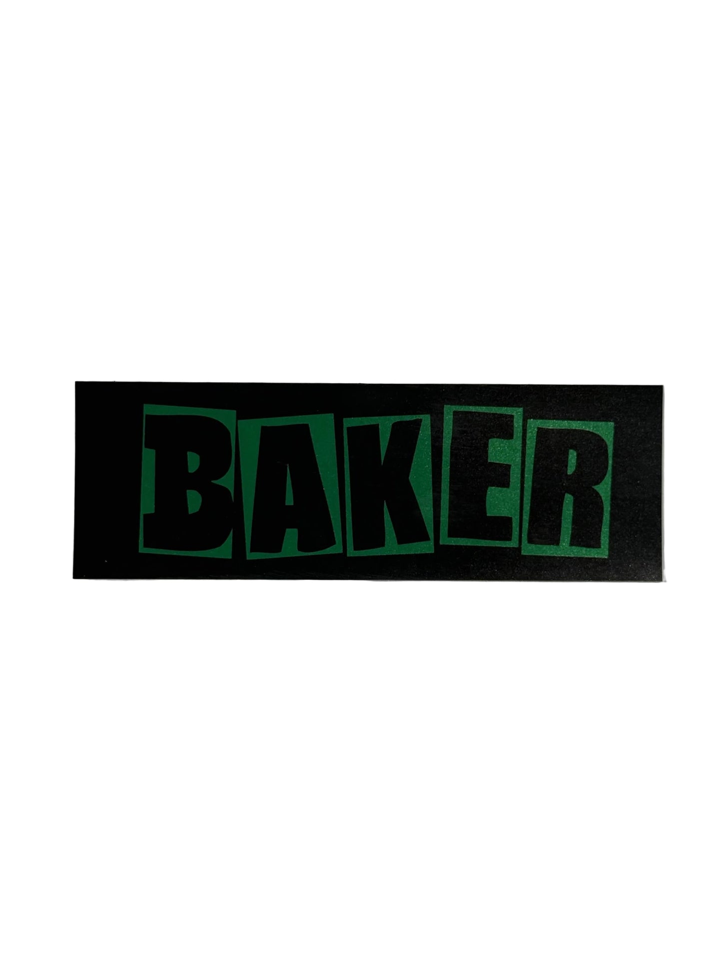 Baker 'Box Logo' Sticker - Green/Black