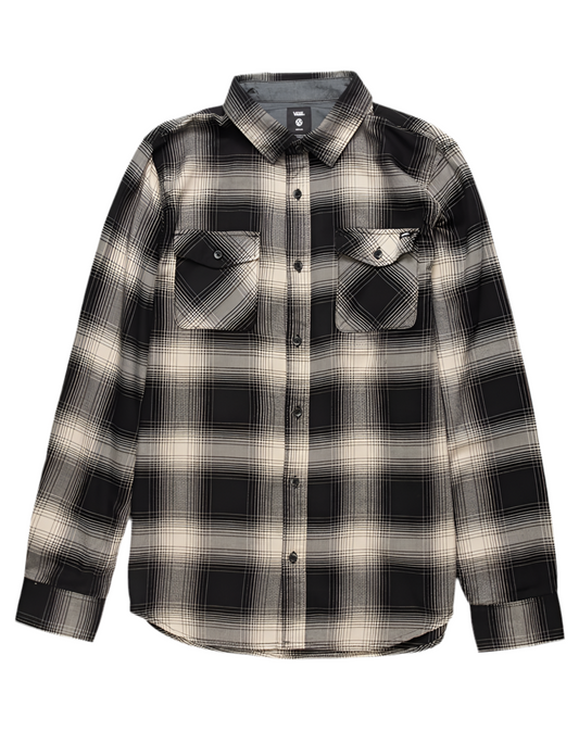 Vans 'Monterey II' L/S Shirt - Black Plaid