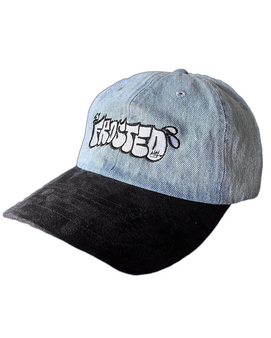 Frosted Skateboards 'Throwy' Cap - Light Blue Denim