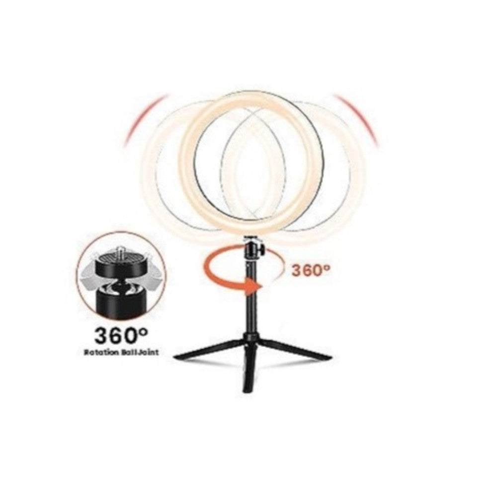 ELFELAND EL-RL-001 10" Ring Light Tripod With Remote