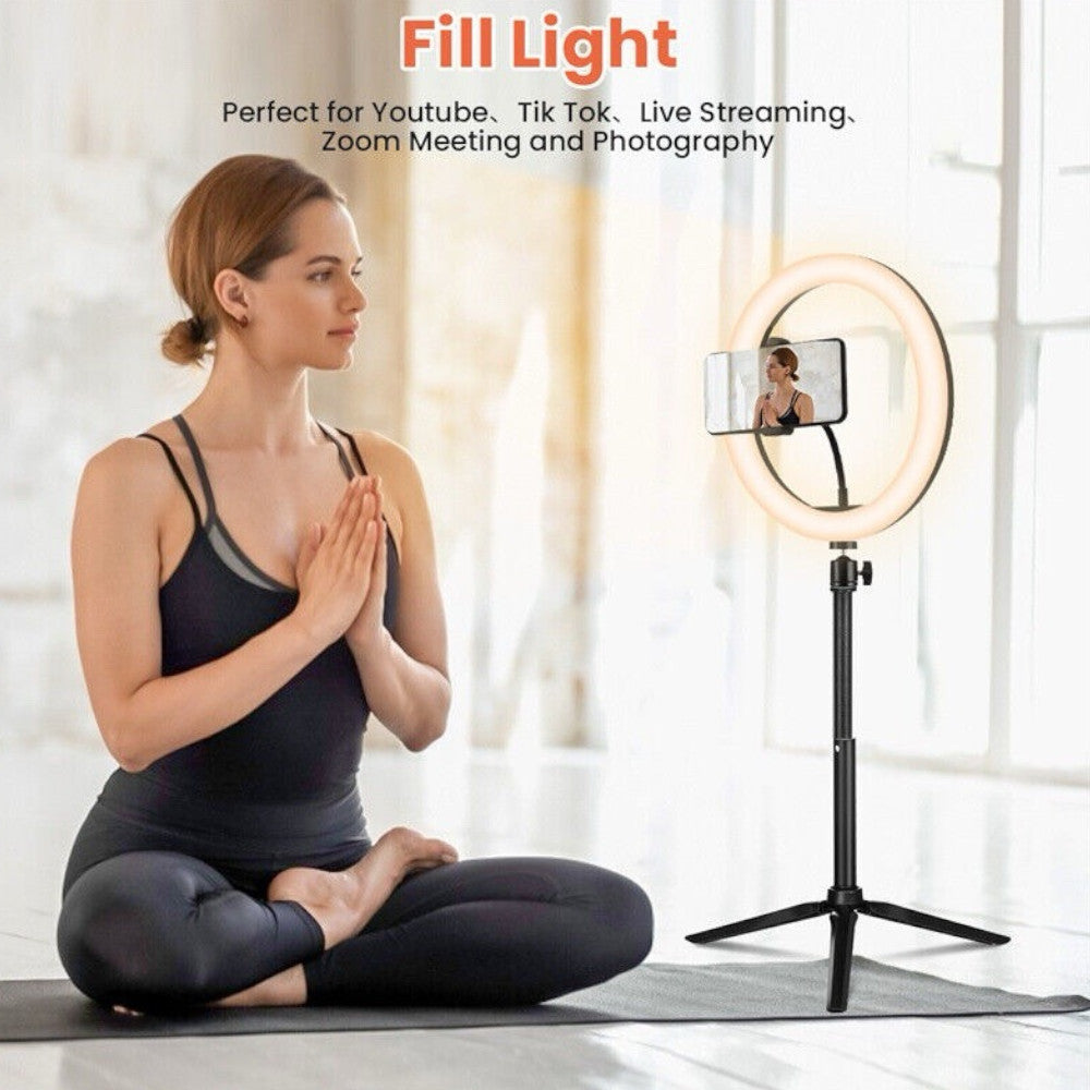 ELFELAND EL-RL-001 10" Ring Light Tripod With Remote