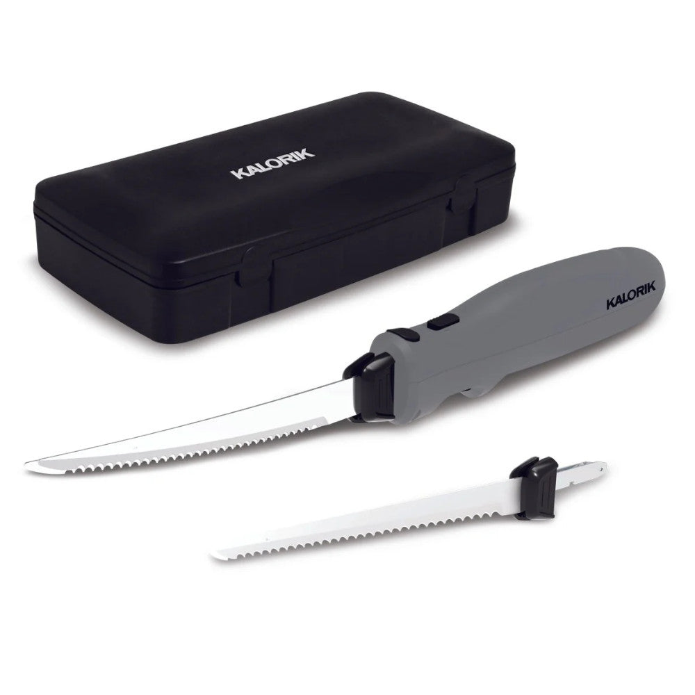 KALORIK EM51426GR Electric Cordless Knife With Case