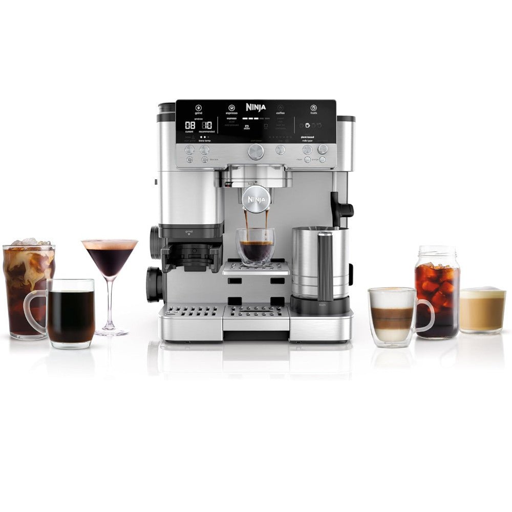 NINJA ES601C Espresso Luxe Premier Series Drip Coffee Maker and Rapid Cold Brew - Factory serviced with Home Essentials warranty - Kastor
