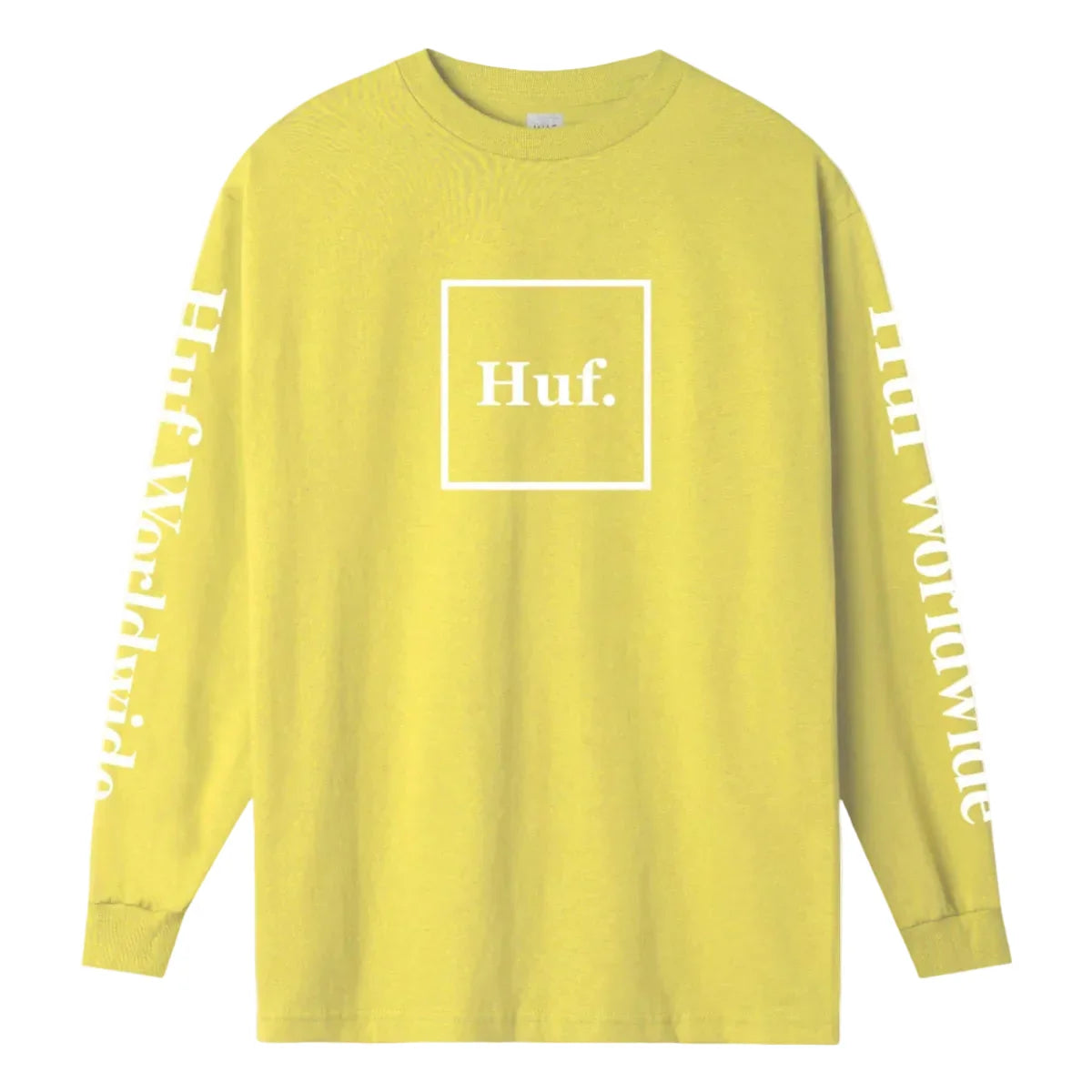 HUF 'essential Domestic' L/S Tee - Lemon