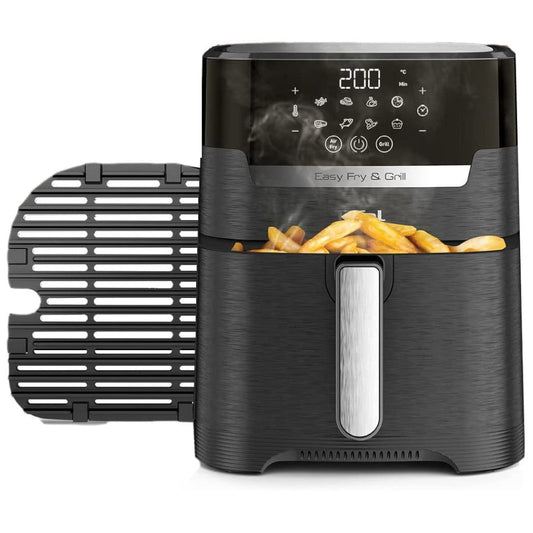 T-FAL EY505850 Easy Fry Air Fryer & Grill 2 in1 XL Air Fryer